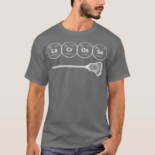 Camiseta Lacrosse Periódico de Elementos Regalo Químico
