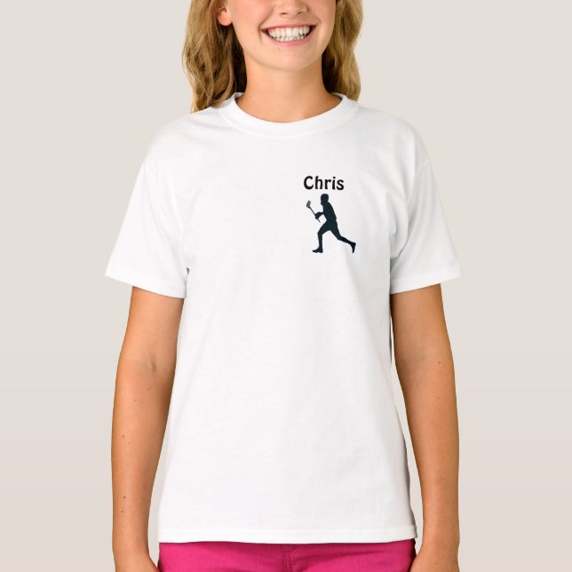 Camiseta Lacrosse personalizado (Anverso)