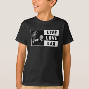 Camiseta Lacrosse Player Sport Live Love Lax Funny Gift