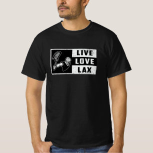 Camiseta Lacrosse Player Sport Live Love Lax Funny Gift