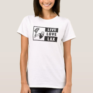 Camiseta Lacrosse Player Team Live Love Lax Funny Gift Idea