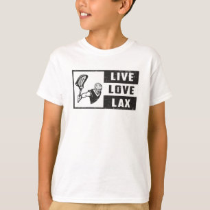 Camiseta Lacrosse Player Team Live Love Lax Funny Gift Idea