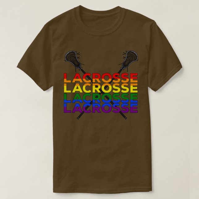 Camiseta Lacrosse Rainbow (Diseño del anverso)