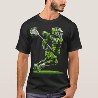 Camiseta Lacrosse Shamrock Niños Hombres Mujeres St Patrick
