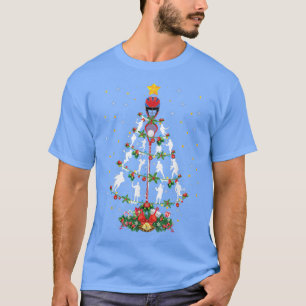 Camiseta Lacrosse Sports Lover Xmas Santa Hat Lacrosse Chri