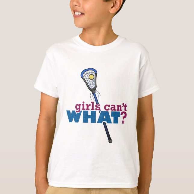 Camiseta Lacrosse Stick Blue (Anverso)