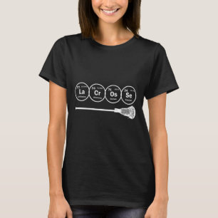Camiseta Lacrosse Tabla Periódica De Elementos Química