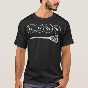 Camiseta Lacrosse Tabla periódica de elementos Regalo de qu