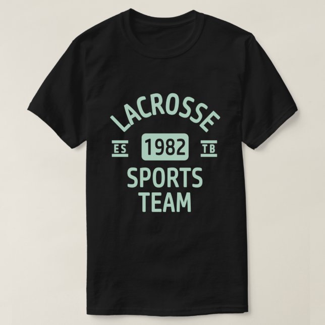 Camiseta Lacrosse Team 11 (Diseño del anverso)