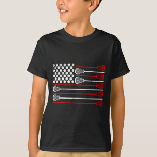 Camiseta Lacrosse Usa Bandera Lax