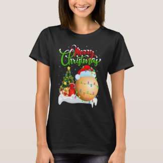 Camiseta Lacrosse Xmas Decorations Santa Lacrosse Christm