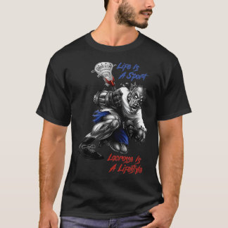Camiseta Lacrosse zombi es un estilo de vida