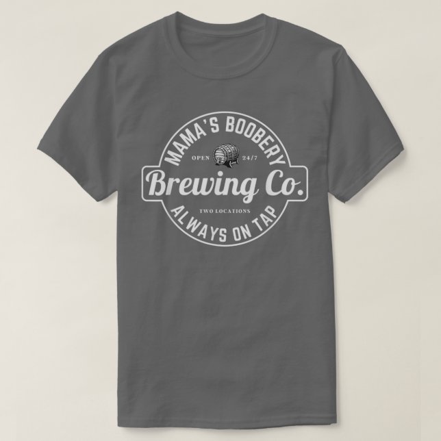 Camiseta Lactancia materna: Boobery de mamás, nueva mamá Br (Diseño del anverso)