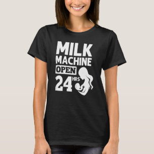 Camiseta Lactancia Materna Recién Nacida Leche Descanso