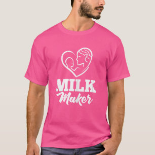 Camiseta Lactancia Materna Recién Nacida Leche Descanso