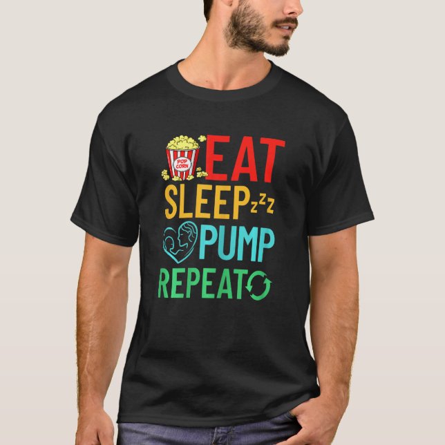 Camiseta Lactancia Materna Recién Nacida Leche Descanso (Anverso)