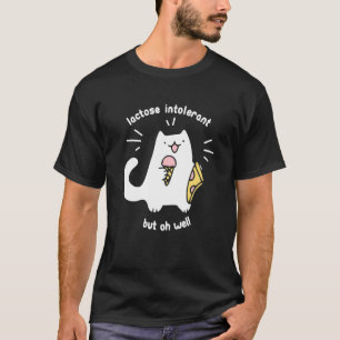 Camiseta Lactosa Cuta Intolerante Pero Oh Bien Crema De Hie