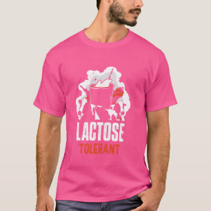 Camiseta Lactosa Humor tolerante Leche Intolerante Lactosa 