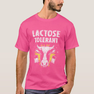 Camiseta Lactosa Humor tolerante Leche Intolerante Lactosa 