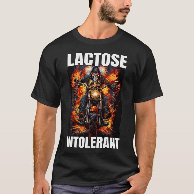 Camiseta Lactosa Intolerancia Intolerante Escletón Lactosa  (Anverso)