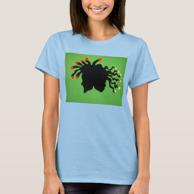 CAMISETA LAD GREEN RASTA (Anverso)