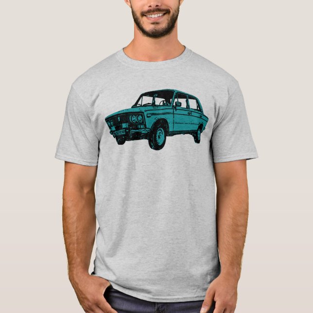 Camiseta Lada. Coche ruso (Anverso)