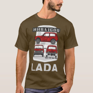 Camiseta Lada Niva 1600 rojo