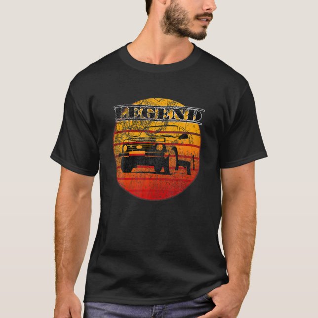 Camiseta Lada Niva Offroad 4X4 VAZ-2121 Design Russia Retro (Anverso)