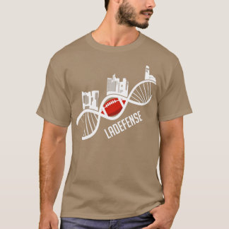Camiseta Ladefense American Footline Skyline Paris Francia
