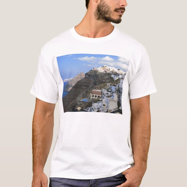 Camiseta Ladera de Santorini (Anverso)