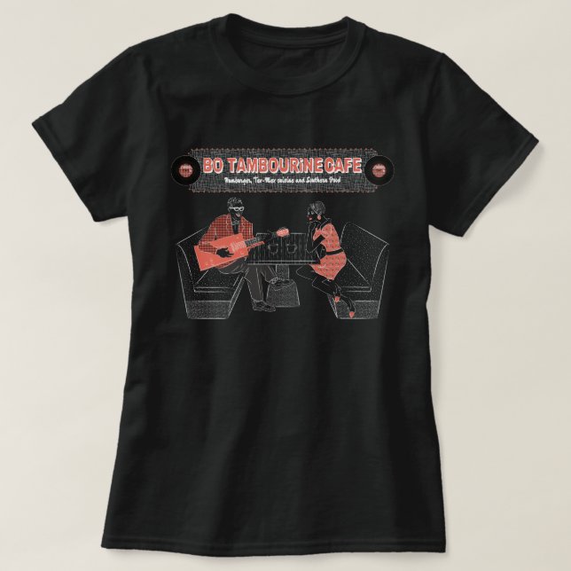 Camiseta Ladies BO TAMBOURiNE CAFE (Diseño del anverso)