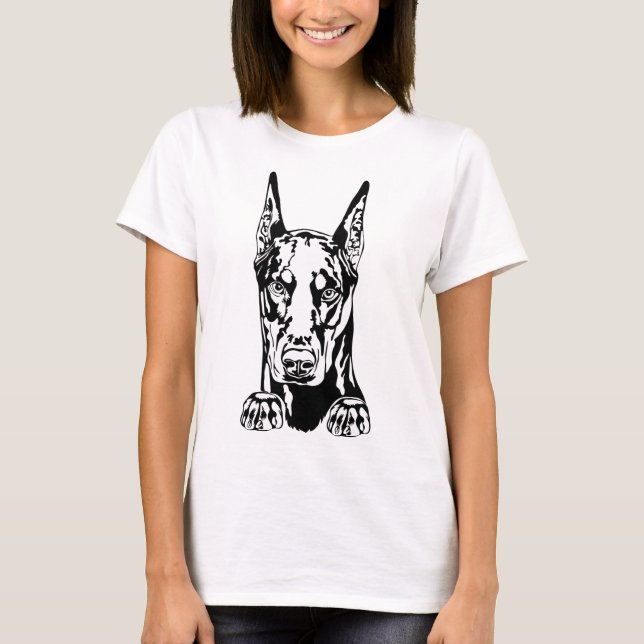 Camiseta Ladies Doberman T-Shirt (Anverso)