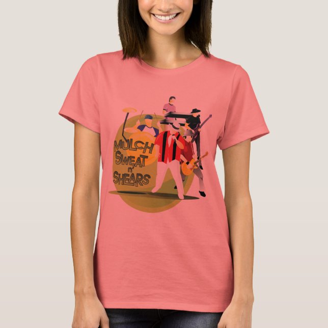 Camiseta Ladies Ringer Band - pick your color (Anverso)