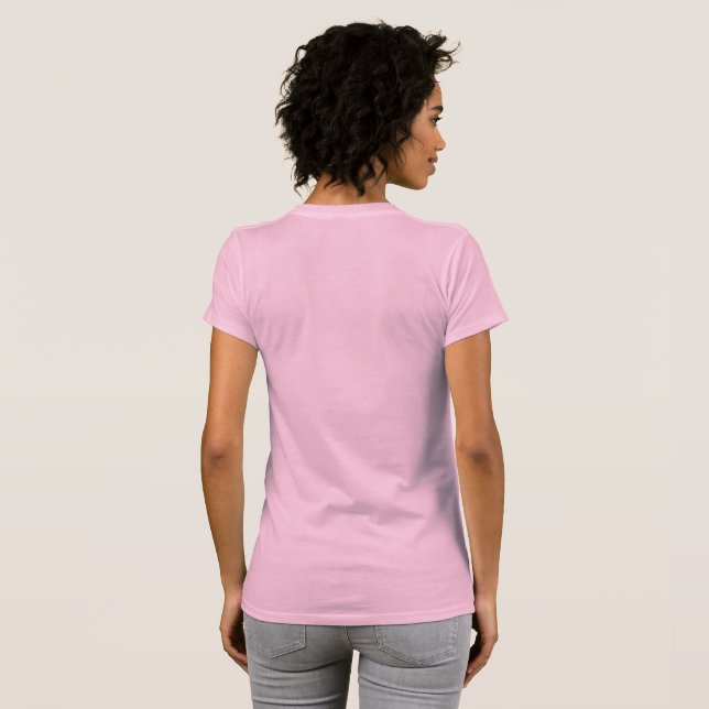 CAMISETA LADIES ROSA T-SHIRT (Reverso completo)