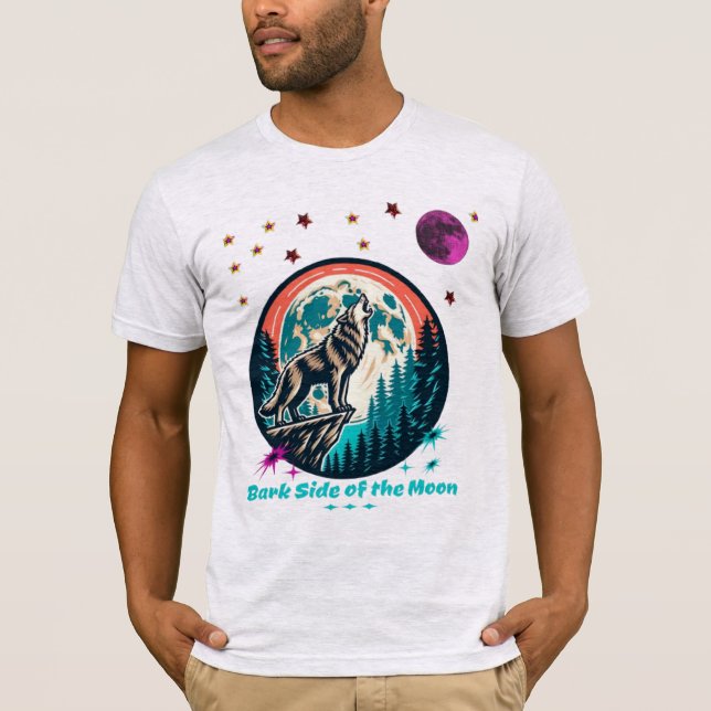 Camiseta Lado de la corteza de la luna (Anverso)
