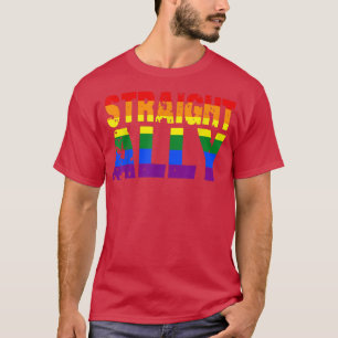 Camiseta Lado directo LGBT Bandera LGBTQ Orgullo gay arcoir