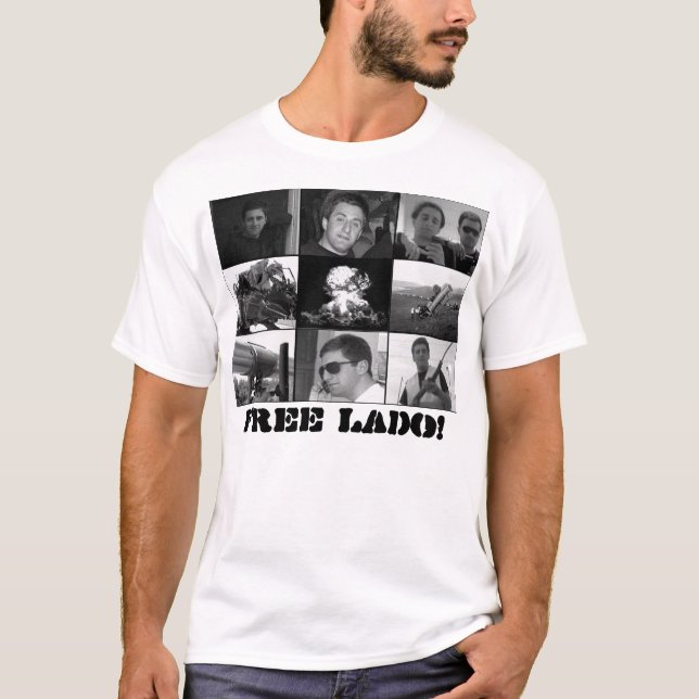 Camiseta lado libre 2 B&W (Anverso)