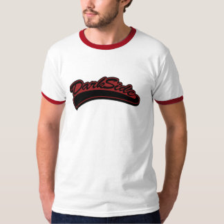 Camiseta Lado oscuro - rojo y negro