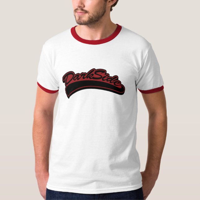 Camiseta Lado oscuro - rojo y negro (Anverso)