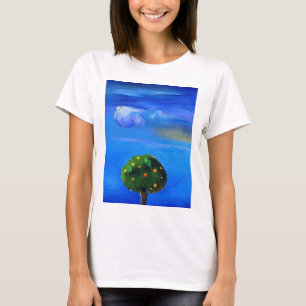 Camiseta Lado positivo sobre el árbol anaranjado 2012