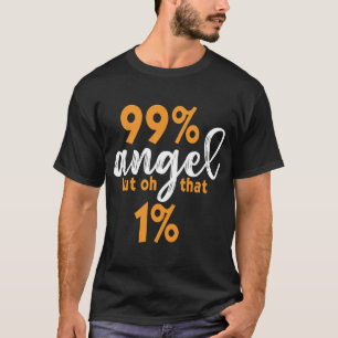 Camiseta Lado Salvaje 99 Por Ciento Ángel Diablo D