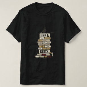 Camiseta Ladrillo a Ladrillo Ropa de Calle para Emprended