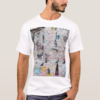 Camiseta Ladrillo agudo: Muro Poster urbano.