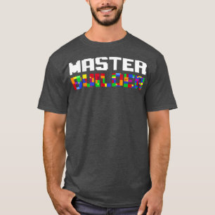 Camiseta Ladrillo de juguetes para niños de construcción de