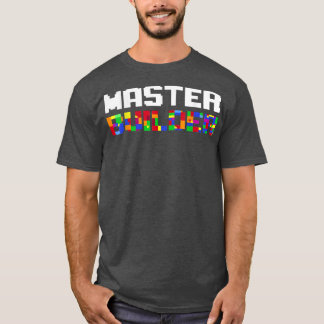 Camiseta Ladrillo de juguetes para niños de construcción de