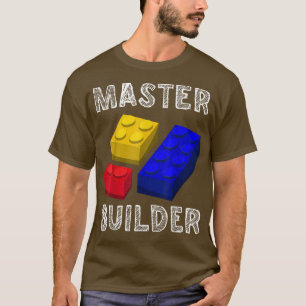 Camiseta Ladrillo de juguetes para niños de construcción de