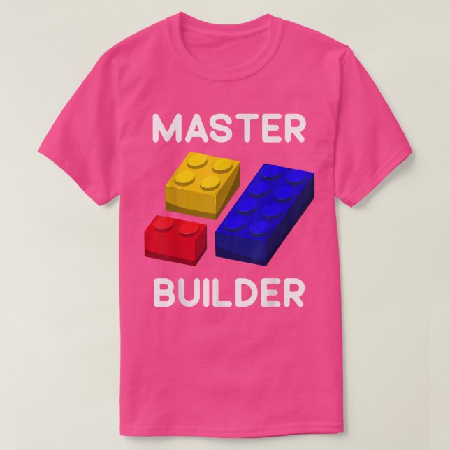 Camiseta Ladrillo de juguetes para niños de construcción de (Diseño del anverso)