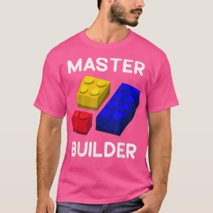 Camiseta Ladrillo de juguetes para niños de construcción de