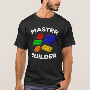 Camiseta Ladrillo de juguetes para niños de construcción de