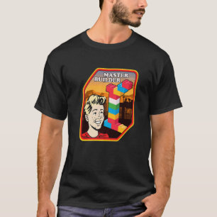 Camiseta Ladrillos de bloques de construcción del generador